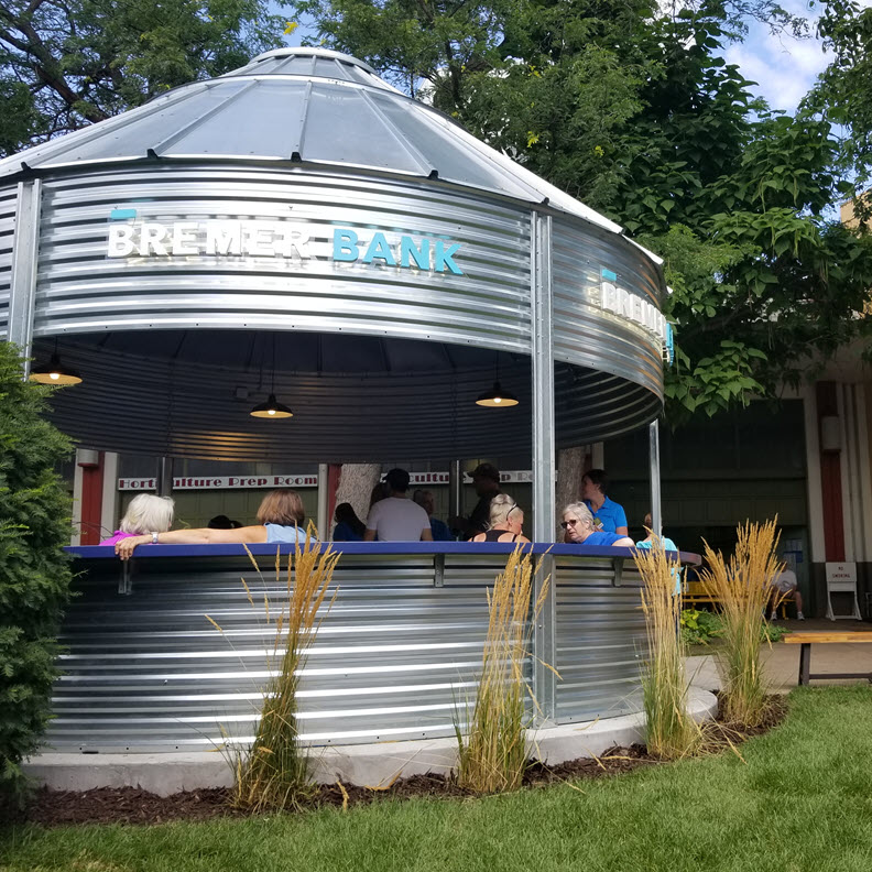 NEWSROOM IMAGE / STATE FAIR MN State Fair - Grain Bin Gazebo